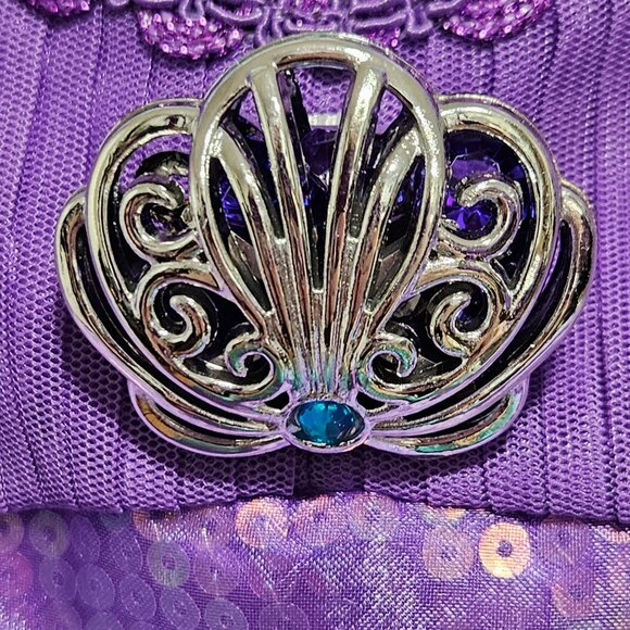 Disney Castle Collection Princess Ariel Mermaid Dress Size 5/6 Costume Layered - Picture 5 of 7